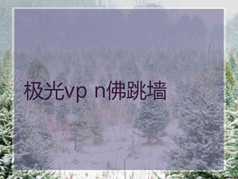 极光vp n佛跳墙