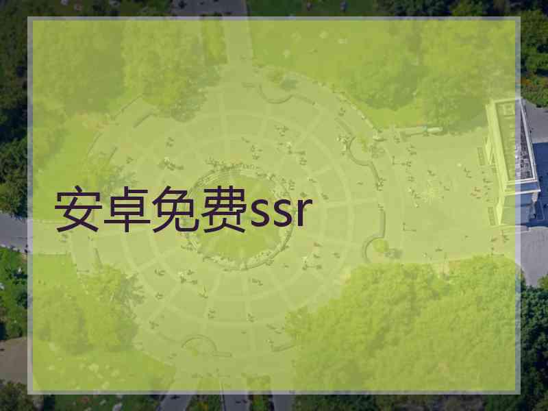 安卓免费ssr