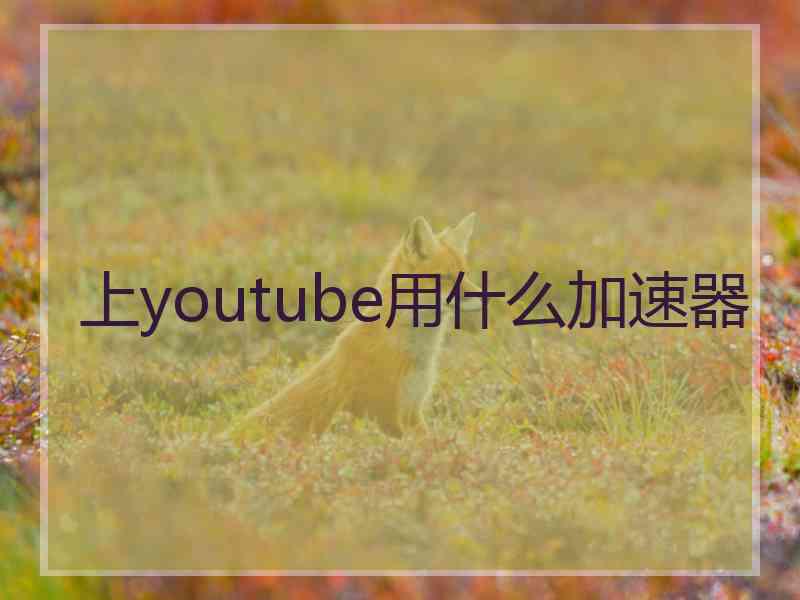 上youtube用什么加速器