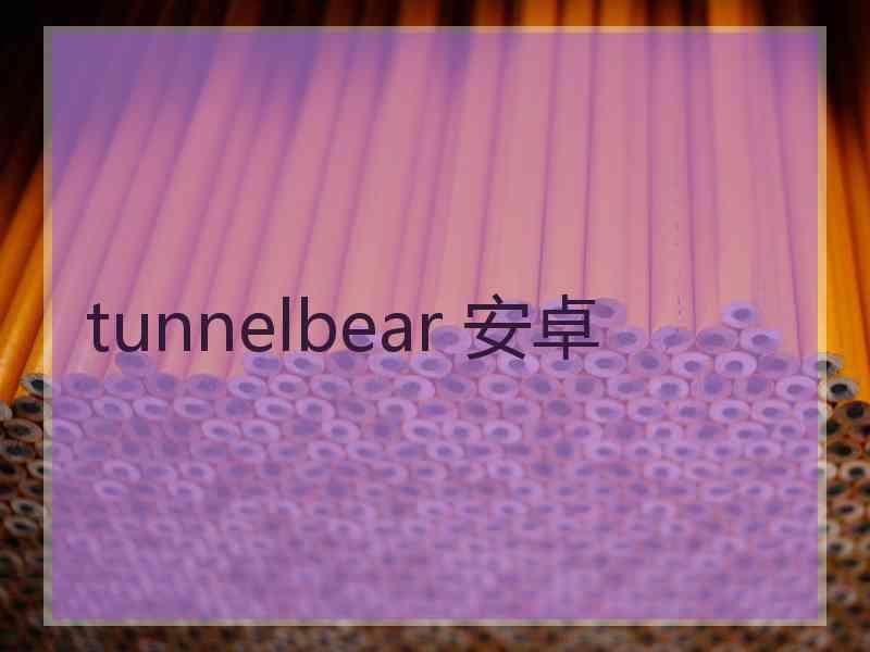 tunnelbear 安卓