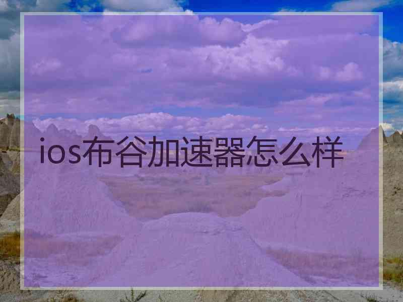 ios布谷加速器怎么样