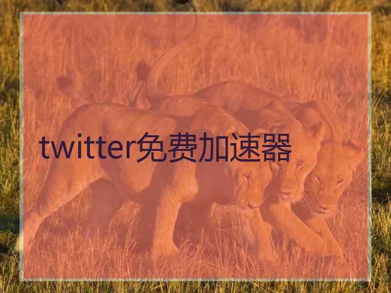 twitter免费加速器