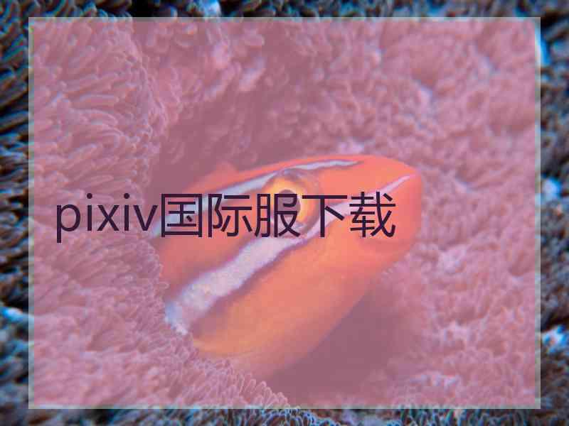 pixiv国际服下载